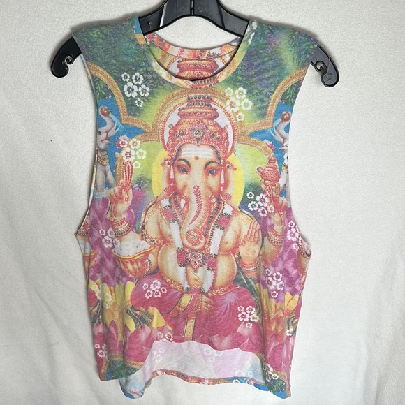 Smithson Clothing - Ganesha Colorful Tank Top. Beautiful design. Size S - Picture 1 of 6